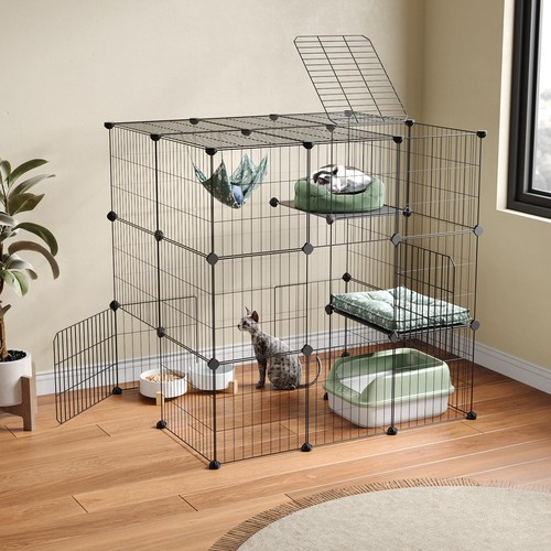 Gabbia per gatti livelli box - gabbia, 3